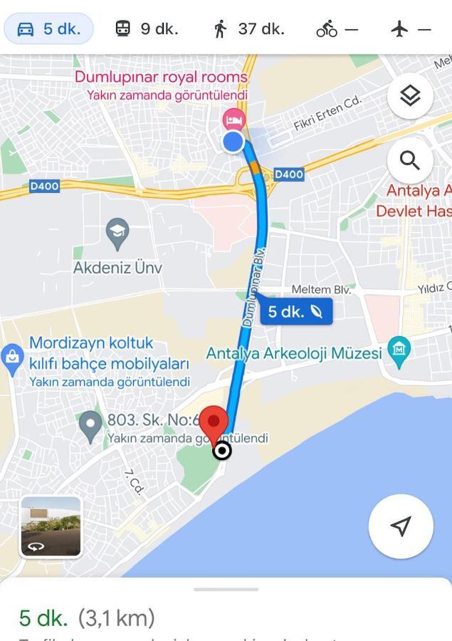 Dumlupinar Royal Rooms Antalya Zewnętrze zdjęcie